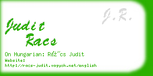 judit racs business card